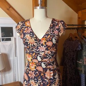 Liefsdottir Pineapple Bruna Silk Maxi Dress